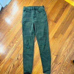 Camouflage skinny jeans